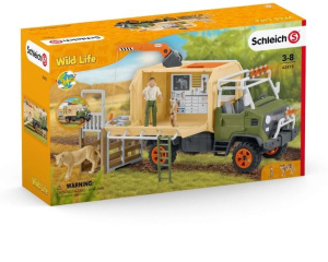 Игровой набор Schleich Большой ветеринарный спасательный грузовик 42475