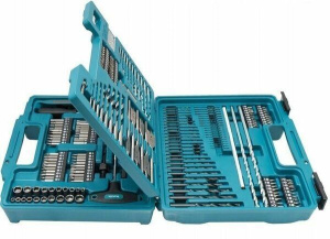 Набор сверл Makita (e-06270), коронок, гаечных ключей, 212 шт.