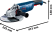 Угловая шлифовальная машина сетевая Bosch GWS 24-230 P Professional 06018C3100