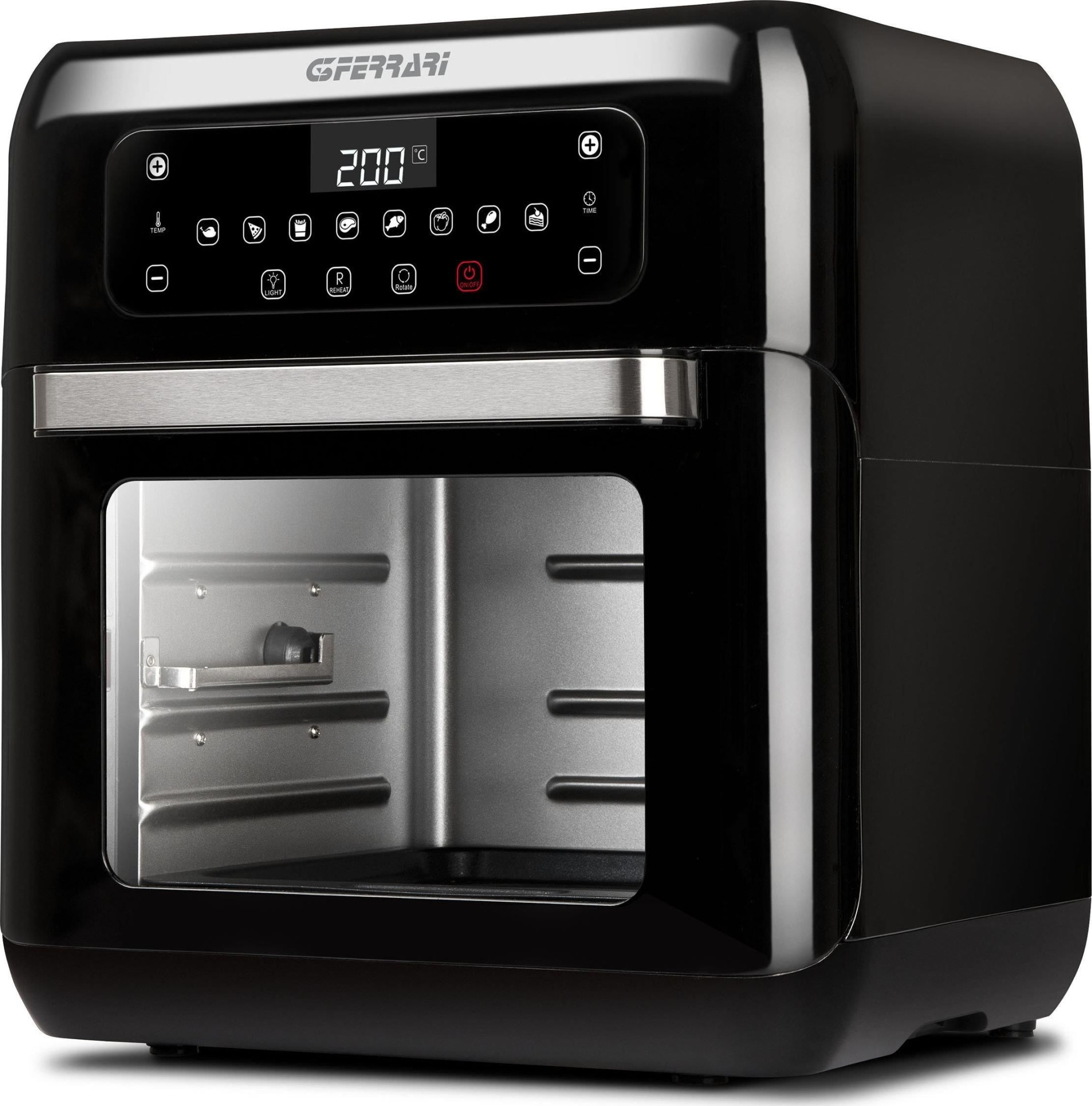 Мини-духовой шкаф-фритюрница G3Ferrari G10136 11 л, 1500 Вт, черная
