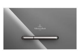 Клавишасмыва Villeroy & Boch ViConnect серое глянцевое стекло 922160RA