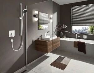 Смеситель  для раковины однорычажный Hansgrohe Vivenis 75022700, матовый белый