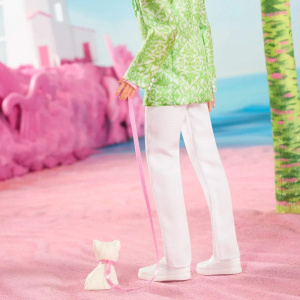 Кукла Barbie The Movie Sugars Daddy Ken in Pastel Suit With Dog HPK06