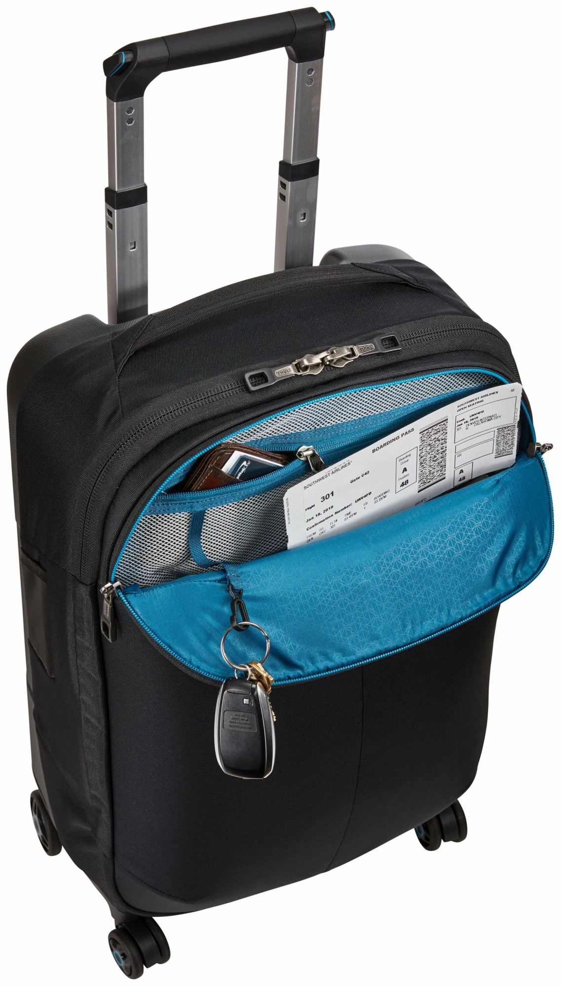 Чемодан для ручной клади Thule Subterra Carry-On Spinner, 33 л, черный, 3203915