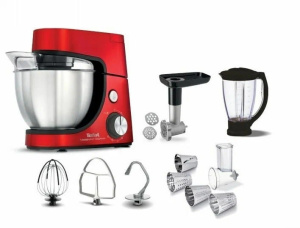 Планетарный миксер Tefal Masterchef Gourmet QB516G3 красный