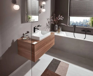 Смеситель для раковины Hansgrohe Vivenis 110 75020670, матовый черный