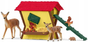 Фигурки Schleich Farm World - Кормление лесных животных - кормушка для оленей- Шляйх Ферма 42658