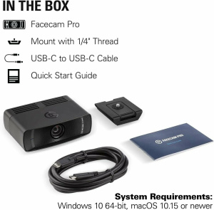 Веб-камера Elgato FaceCam Pro 4K60 (10WAB9901)