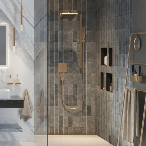 Верхний душ Hansgrohe Pulsify E 260 1jet брашированная бронза 24333140