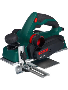 Сетевой электрорубанок BOSCH PHO 3100, 750 Вт зеленый