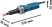 Прямая шлифмашина Bosch GGS 28 LCE Professional 0601221100