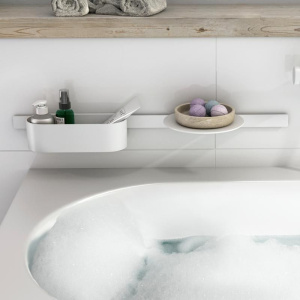 Набор аксессуаров для ванны Hansgrohe WallStoris 27966700, матовый белый