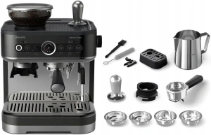 Полуавтоматическая кофемашина Philips Barista Brew Cappuccino PSA3218/10, черный