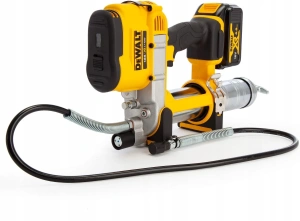 Аккумуляторный шприц для смазки DeWALT DCGG571M1-QW с АКБ и ЗУ