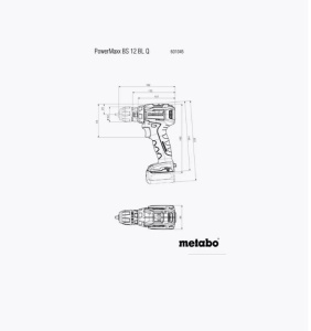 аккумуляторная дрель-шуруповёрт Metabo PowerMaxx BS 12 BL