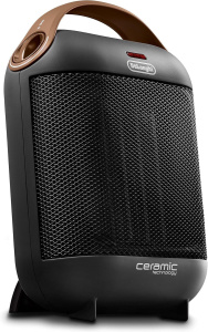 Обогреватель De'Longhi HFX30C18.AG с керамическим нагревателем, 1800 Вт, серый