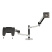 Ergotron LX Dual Stacking Arm Ergotron 45-248-026 крепление для двух мониторов или для монитора и ноутбука(металлик)
