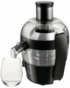 Центробежная соковыжималка Philips Viva Collection HR1832, чернильно-черный
