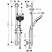 Душевой гарнитур Hansgrohe Raindance Select S 120 26322400, белый/хром