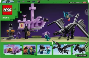Конструктор LEGO Minecraft 21264 Дракон Эндера и корабль Края