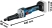 Прямая шлифовальная машина аккумуляторная Bosch GGS 18V-10 SLC Professional 06012B4000
