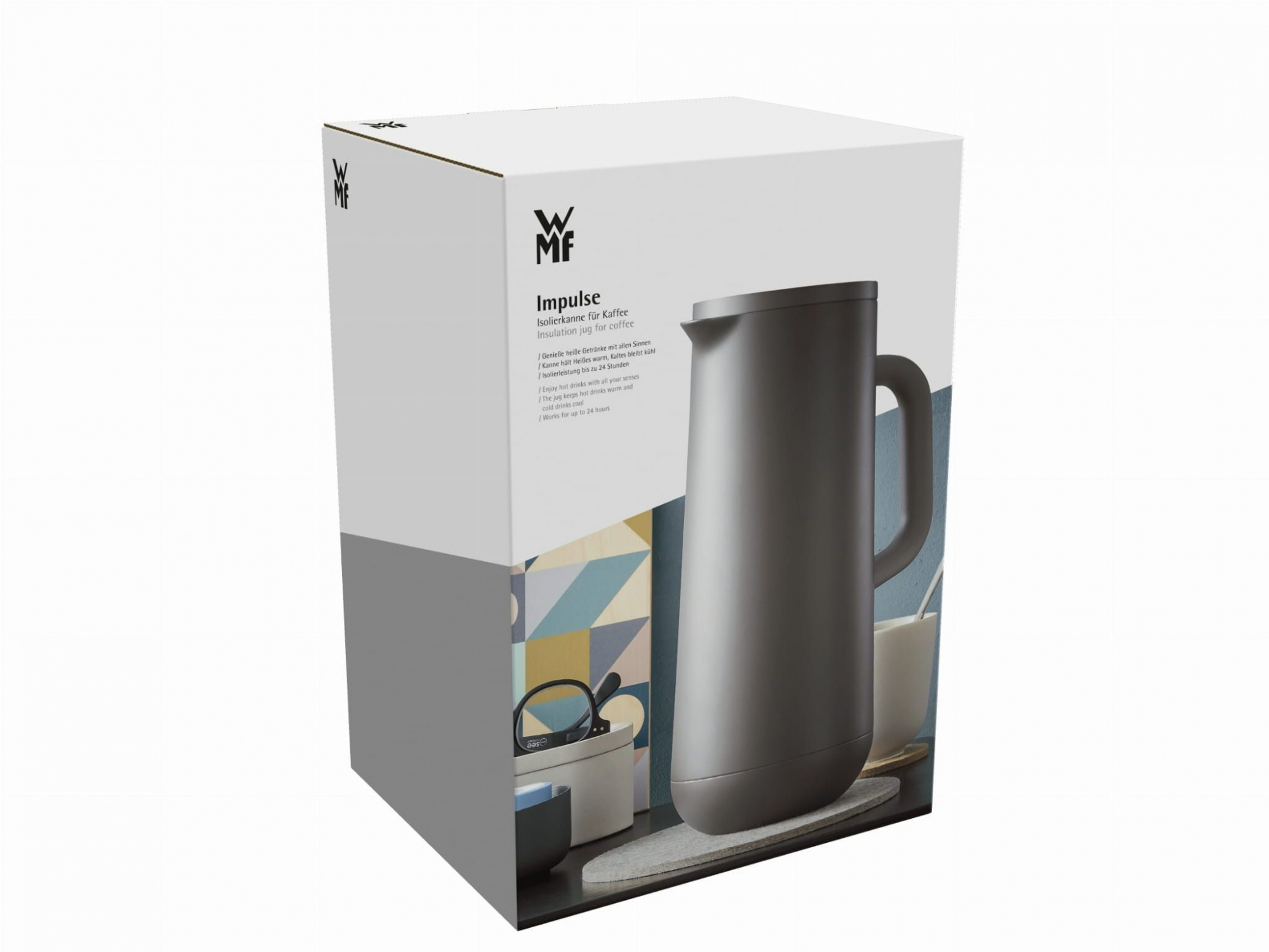 Термос для кофе WMF Impulse 1,0 л, коричневый