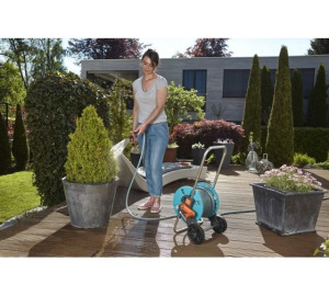Тележка со шлангом Classic, 20 м, 1/2" и комплектом для полива Gardena AquaRoll S 18502-20.000.00