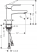 Смеситель Hansgrohe Metropol 100 32500000, хром