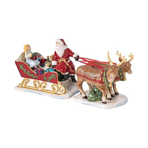 Фигурка Villeroy & Boch Christmas Toys Санта на санях с оленями 14-8322-9090