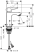 Смеситель для раковины Hansgrohe Metris DN15 31186000, хром