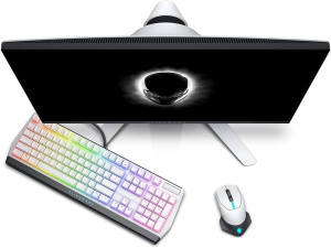 Клавиатура DELL Alienware AW510K RGB, белый