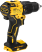 Аккумуляторная ударная дрель-шуруповерт DeWALT DCD709P2T-QW, с АКБ и ЗУ