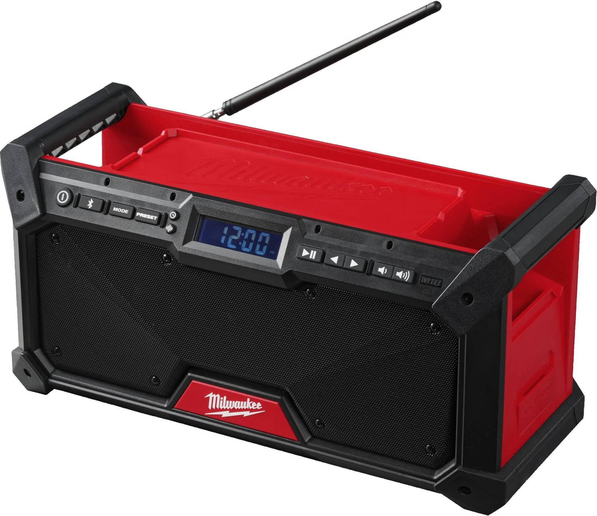 Строительное радио с Bluetooth и DAB+ Milwaukee M18 RADDAB+G2-0 18 В, без АКБ и ЗУ