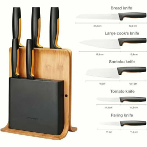 Набор FISKARS Functional Form 1057552, 5 ножей с подставкой