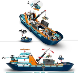 Конструктор LEGO City 60368 Лодка арктического исследователя