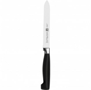 ZWILLING Four Star White 6 эл. - кухонные ножи кованые в блоке с ножницами (350213060)