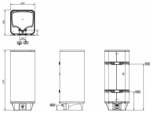 Накопительный электрический водонагреватель Stiebel Eltron PSH 120 Universal EL