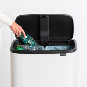 Мусорный бак Touch Bin Bo Hi (2 х 30 л), Белый Brabantia