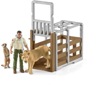 Игровой набор Schleich Большой ветеринарный спасательный грузовик 42475
