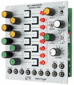 BEHRINGER MIX-SEQUENCER MODULE 1050 8-канальный модуль секвенсор/микшер