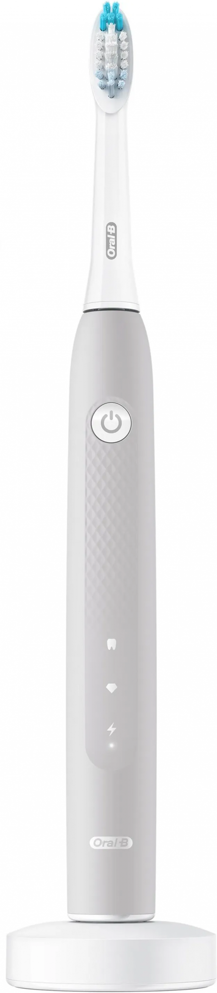 Электрическая звуковая зубная щётка Oral-B Pulsonic Slim Clean 2000 Grey, с зарядной станцией