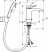 Смеситель для раковины Hansgrohe Vivenis 75210000, хром