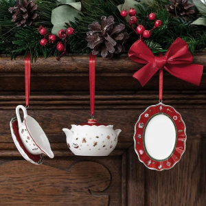 Набор подвесок Villeroy & Boch Toy's Delight Новогодняя посуда 3 предмета 14-8659-6664