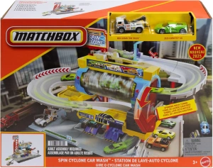 Комплект автомойки Mattel Matchbox Turbo Cyclone JGB68