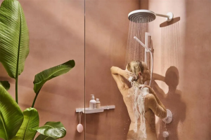 Ручной душ Hansgrohe Pulsify S 100 1Jet EcoSmart+ Slim, белый матовый 24126700