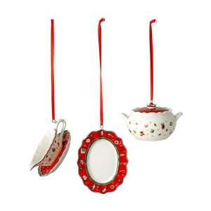 Набор подвесок Villeroy & Boch Toy's Delight Новогодняя посуда 3 предмета 14-8659-6664