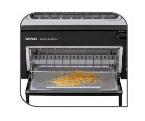 Тостер - гриль 2 в 1 Tefal Toast n'Grill TL6008 1300 Вт, черный