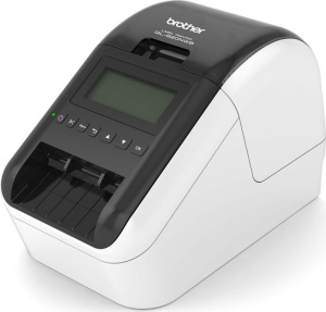 Термопринтер стационарный Brother QL820-NWB, серебристый [ql820nwbr1]