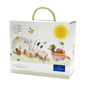 Набор детской посуды Villeroy & Boch Hungry as a Bear 7 предметов 14-8665-8430