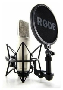 Микрофон проводной RODE NT1-A, разъем: XLR 3 pin (M), никель